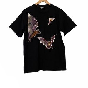Vintage Harlequin 1990 Bats All Over Print Shirt